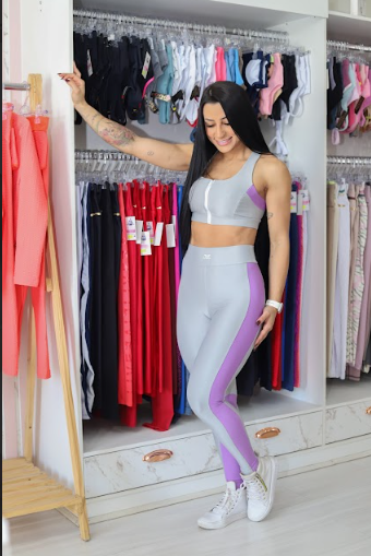 Conjunto Tradicional Glossy Graylilac Exclusiva -P/M/G