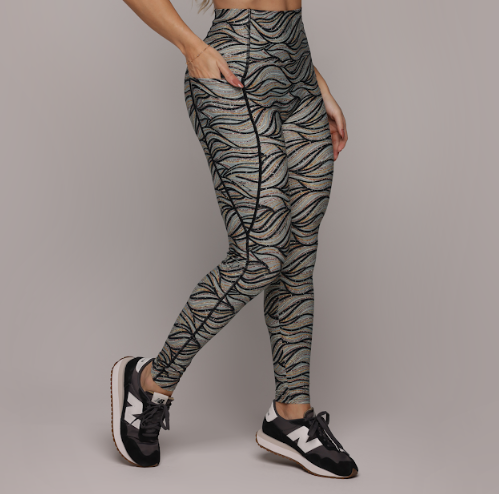 Legging Tradicional Zurique Shine Exclusiva - Tamanho único 38 a 42