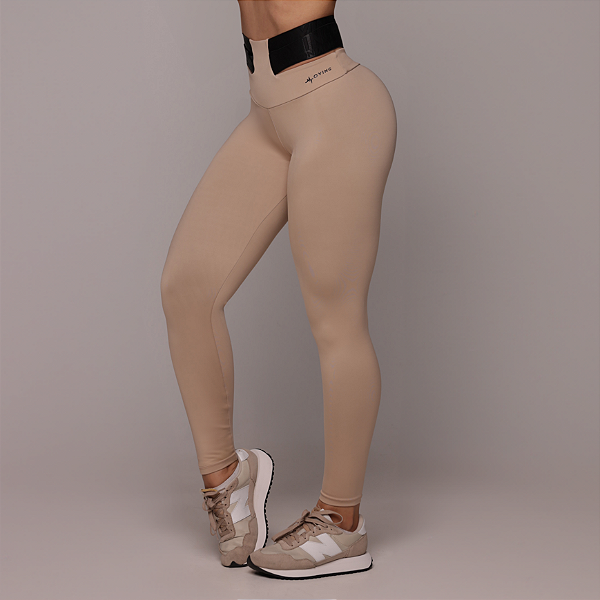 Legging Empina Atlanta Blackout Nude -Tamanho único 38 a 42