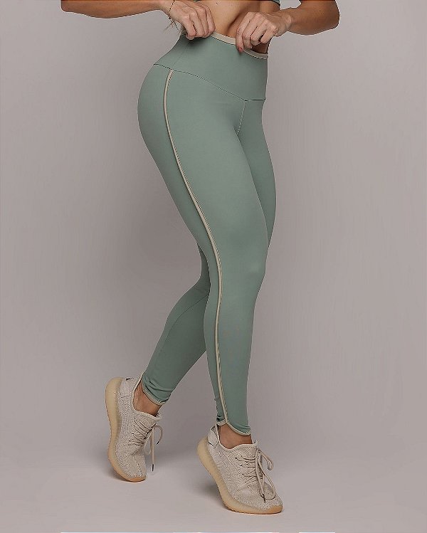 Legging Empina Verde Nórdico - Tamanho único 38 a 42