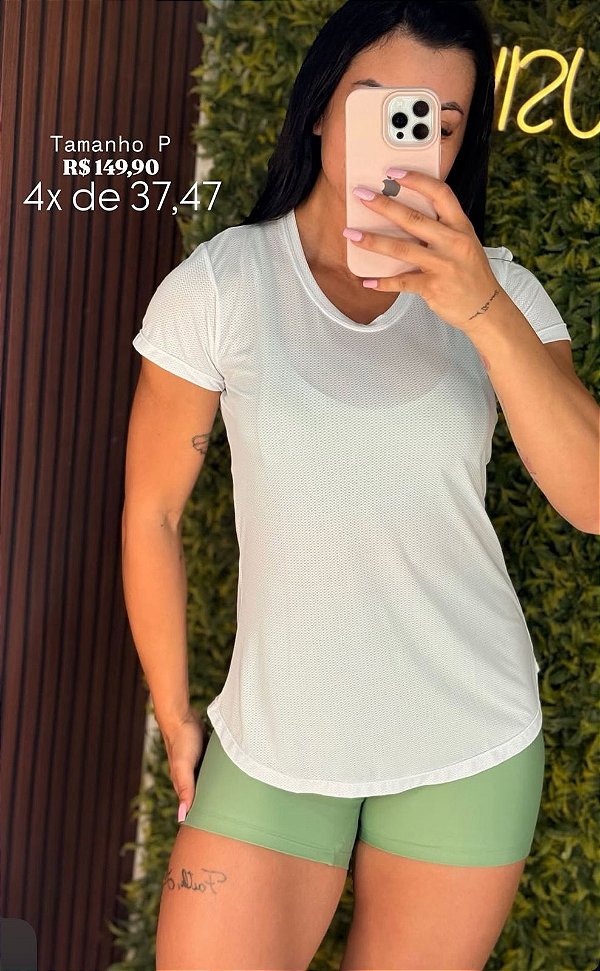 Camisa DryFit Oxy Fit Branca -P