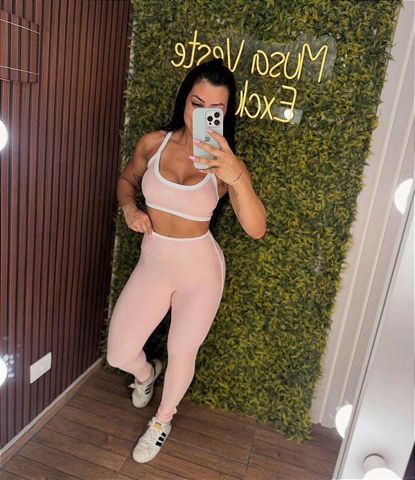 Legging Tradicional Oxy Fit Rosa -M