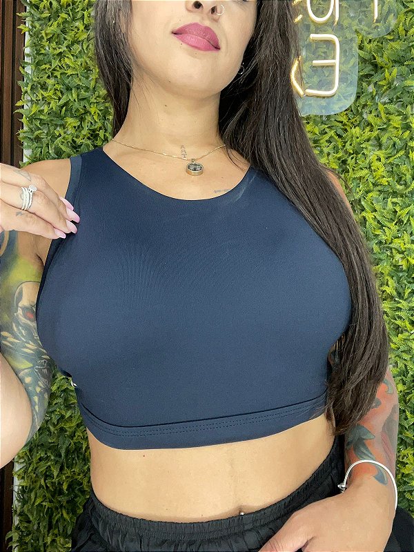 Top Tourino Preto - Tamanho único