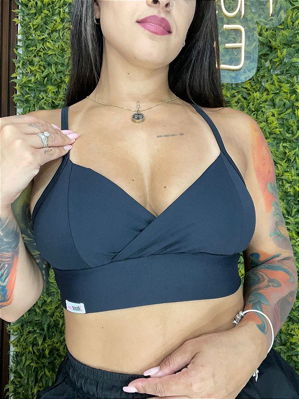 Top Helena Preto - Tamanho único