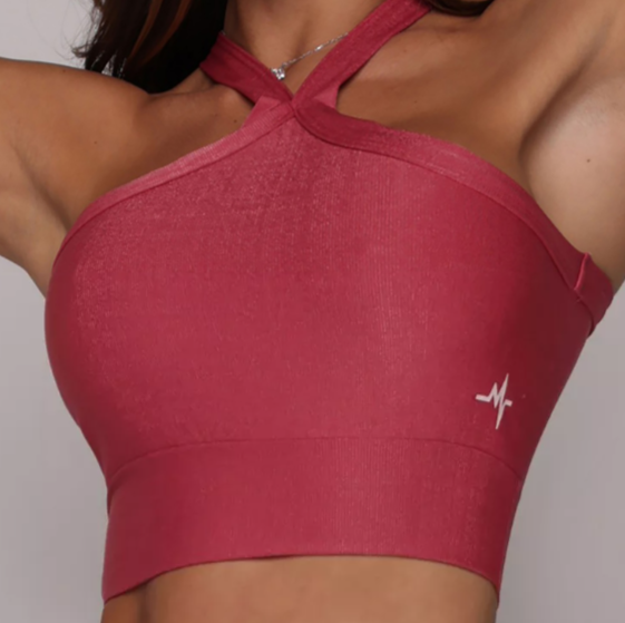 Top Tulipa Glossy Hibisco -Tamanho único