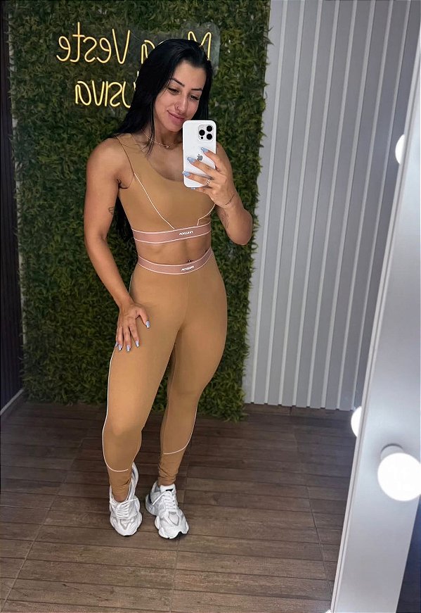 Conjunto Tradicional Elasty Doce de Leite - Veste M/G