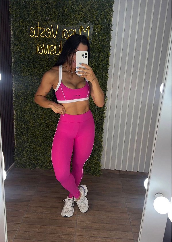 Conjunto Tradicional Myna Rosa - Veste P - 36 a 38