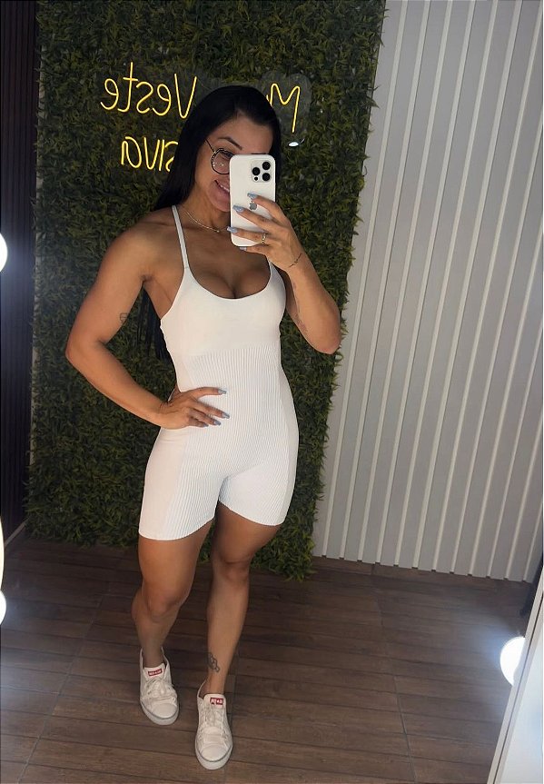 Macaquinho Tradicional Canelado Off - Tamanho único 38 a 42