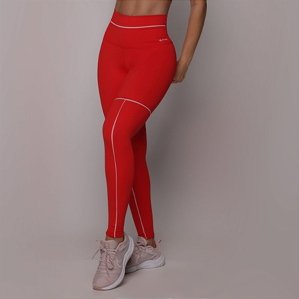 Legggin Empina Vibe Vermelho Carmim - P/M