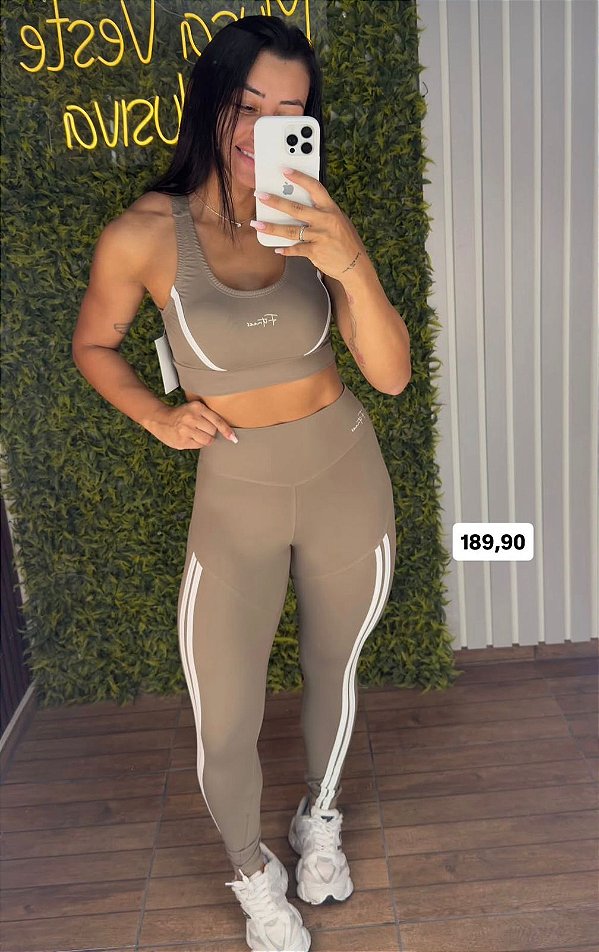 Conjunto Tradicional Elastic Nude - Veste M/G 38 a 42