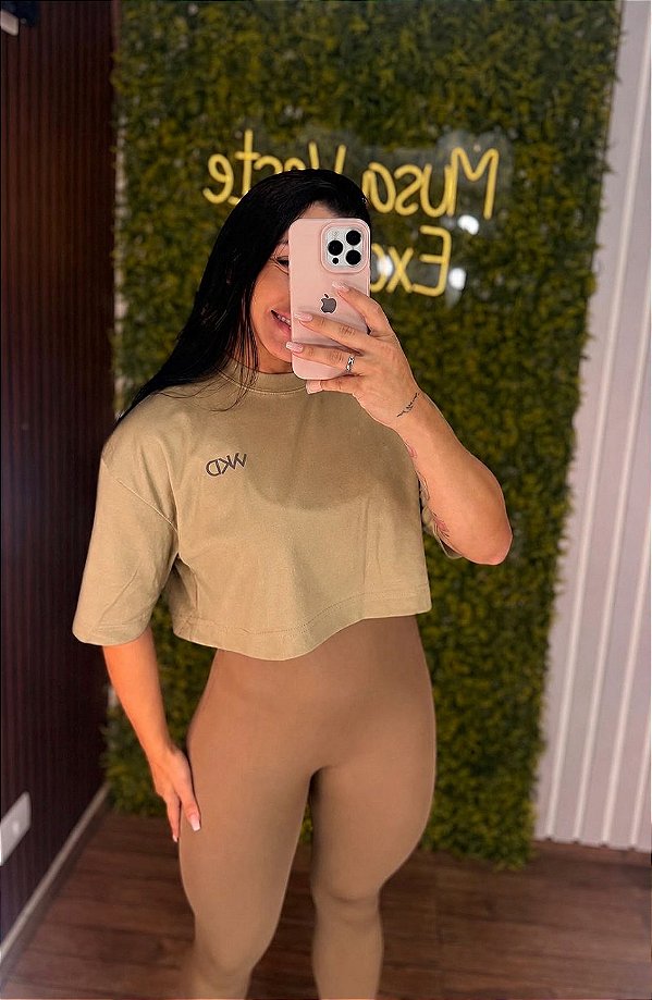 Cropped WKD Nude - Tamanho único