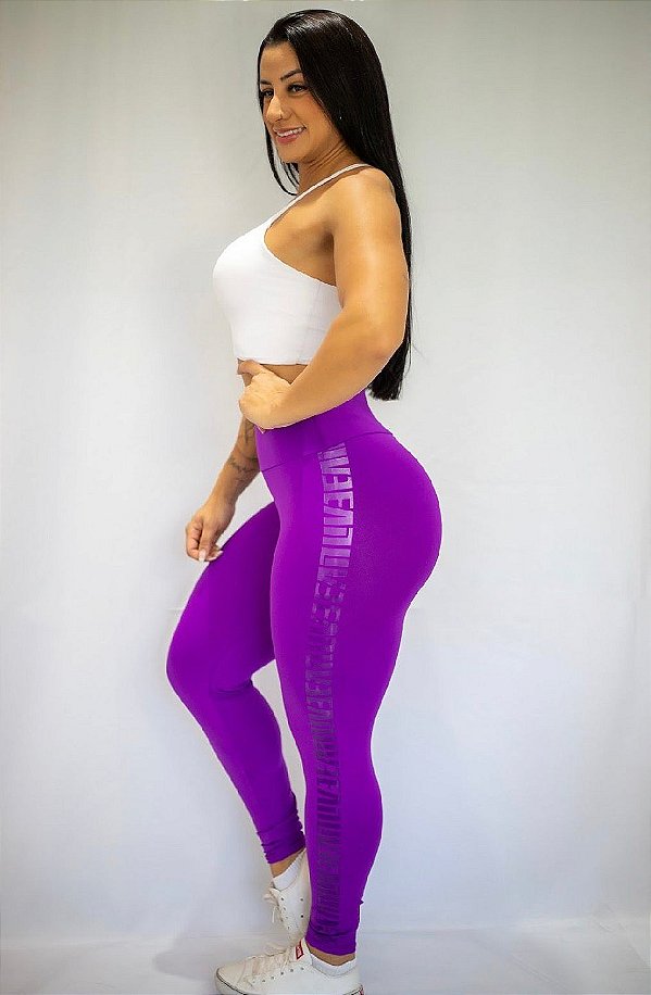 Legging Tradicional Roxa - M/G 38 a 42