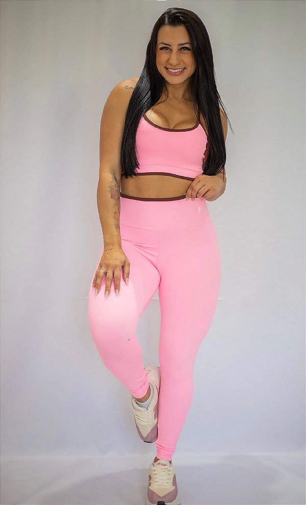 Conjunto Tradicional Hype Rosa/Lilas - P/M/G