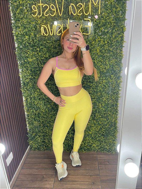 Conjunto Tradicional Yellow - Tamanho único 38 a 42