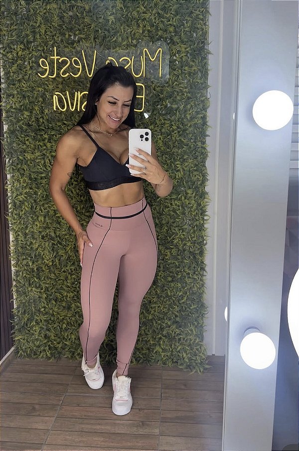 Legging Tradicional Hope Rosa Queimado - Tamanho único 38 a 42