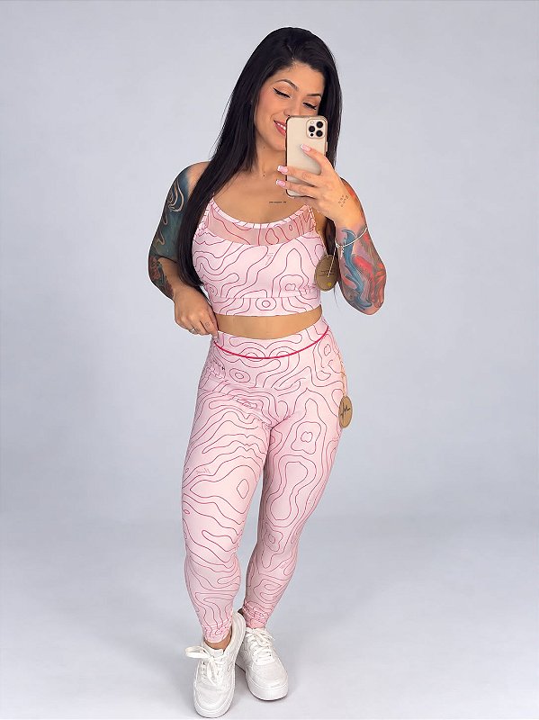 Conjunto Fitness Chade Empina Marangoni Veste 38 ao 42
