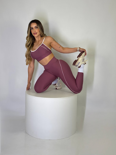 Conjunto Luna Rosa Queimado Veste 38 a 42