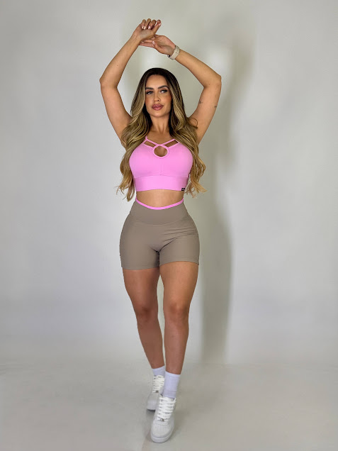 Conjunto Tradicional Candy Fitness Feminino