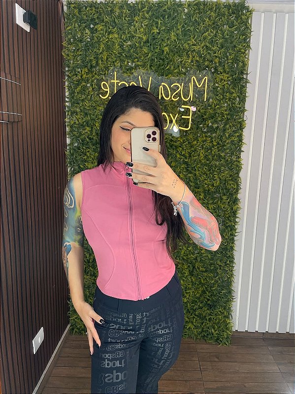 Colete Nina Rosa Queimado - Tamanho Único