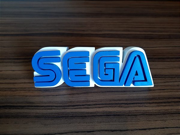 EMBLEMA DECORATIVO EM RESINA - SEGA