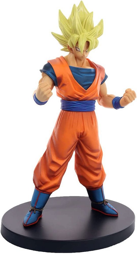 Boneco Em Resina Do Goku Super Sayajin 30 Cm - Dragon Ball Z