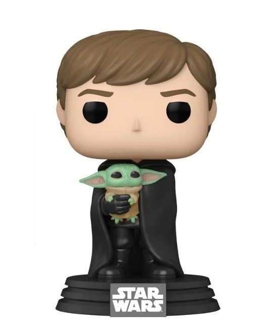 FUNKO POP STAR WARS - THE MANDALORIAN LUKE SKYWALKER WITH GROGU 482