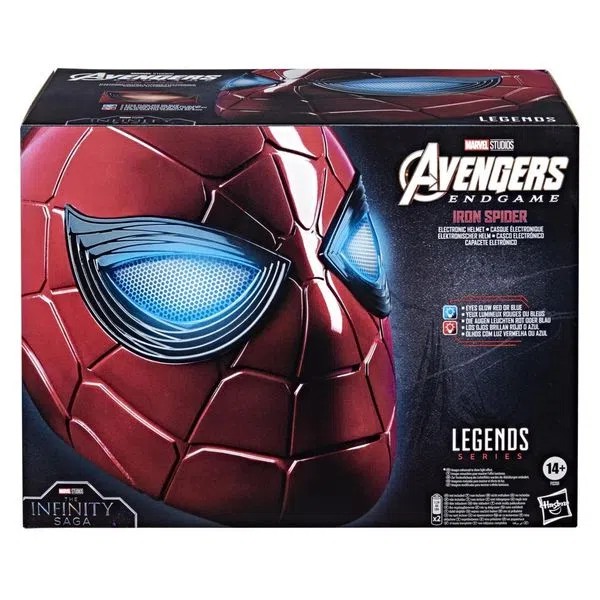CAPACETE ELETRÔNICO ARANHA DE FERRO - LEGENDS SERIES