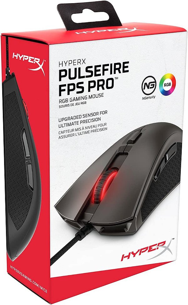 MOUSE GAMER HYPERX PULSEFIRE FPS PRO RGB - 16000 DPI