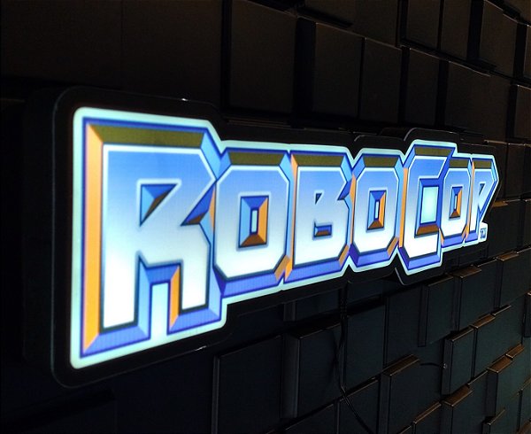 LUMINOSO PAREDE ROBOCOP FANART