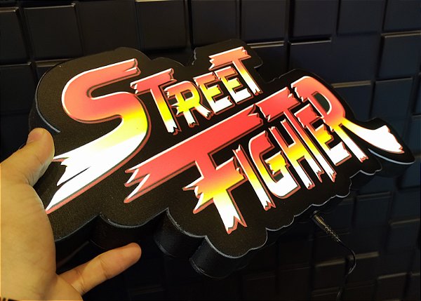 LUMINOSO PAREDE STREET FIGHTER FANART
