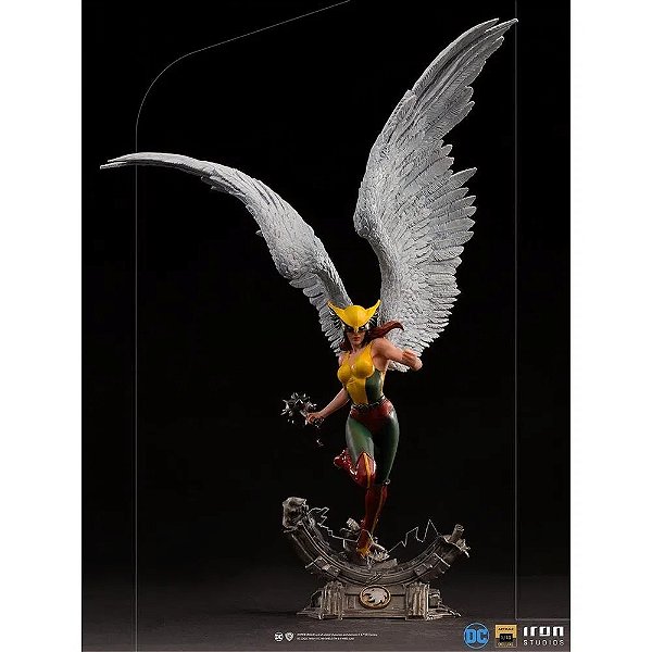 ESTÁTUA HAWKGIRL DELUXE - DC COMICS - ESCALA 1/10 - IRON STUDIOS