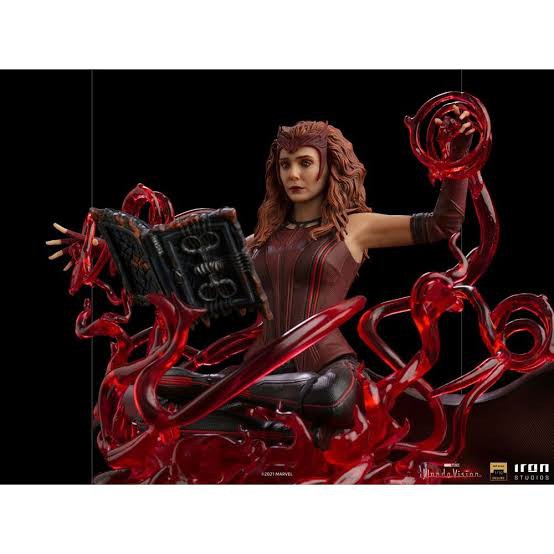 ESTATUA SCARLET WITCH DELUXE WANDA VISION - ESCALA 1/10 - IRON STUDIOS