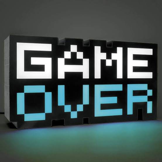 LUMINÁRIA GAME OVER USB