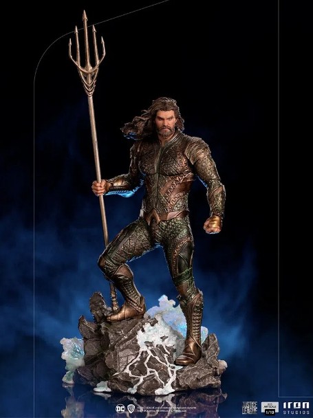 ESTATUA AQUAMAN ZACK SNYDERS JUSTICE LEAGUE - ESCALA 1/10 - IRON STUDIOS