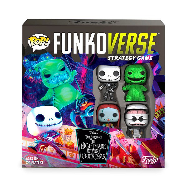 JOGO DE TABULEIRO POP FUNKOVERSE - THE NIGHTMARE BEFORE CHRISTMAS