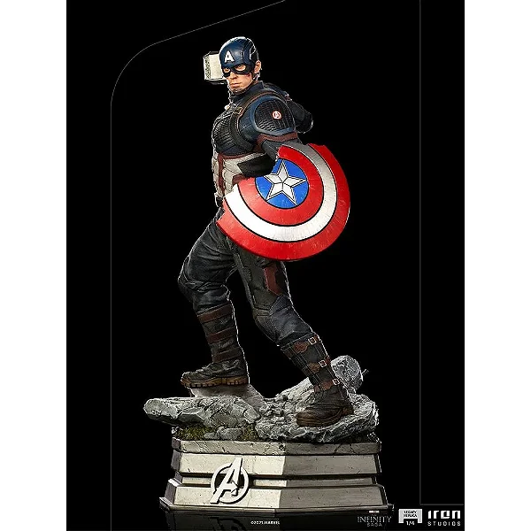 ESTÁTUA CAPTAIN AMERICA - LEGACY REPLICA 1/4 - IRON STUDIOS
