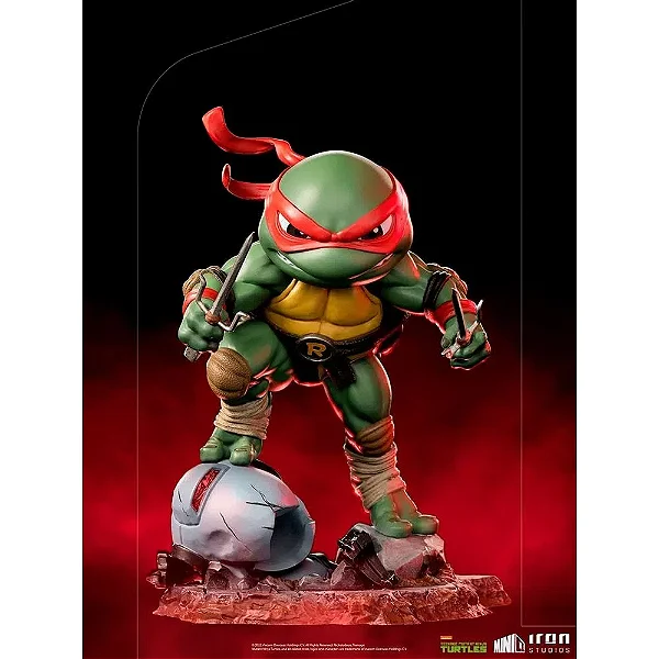 ESTÁTUA RAPHAEL - TMNT - MINICO - IRON STUDIOS