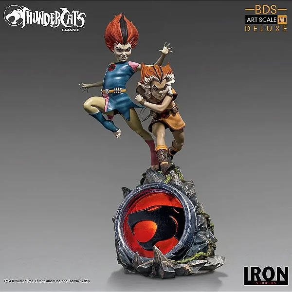 ESTÁTUA WILYKIT & WILYKAT - THUNDERCATS - 1/10 - IRON STUDIOS