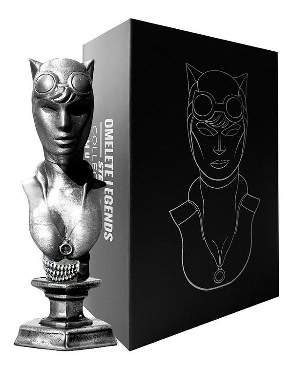 BUSTO MULHER GATO - METAL - OMELETE BOX