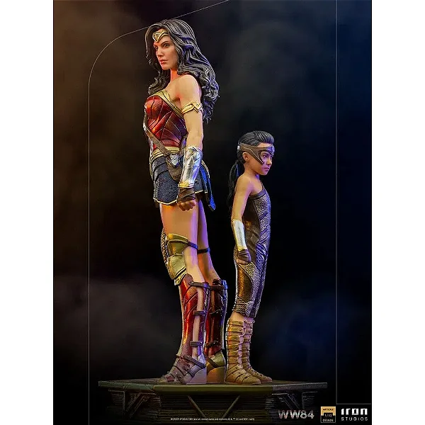 ESTÁTUA WONDER WOMAN & YOUNG DIANA DELUXE - WW84 - IRON STUDIOS