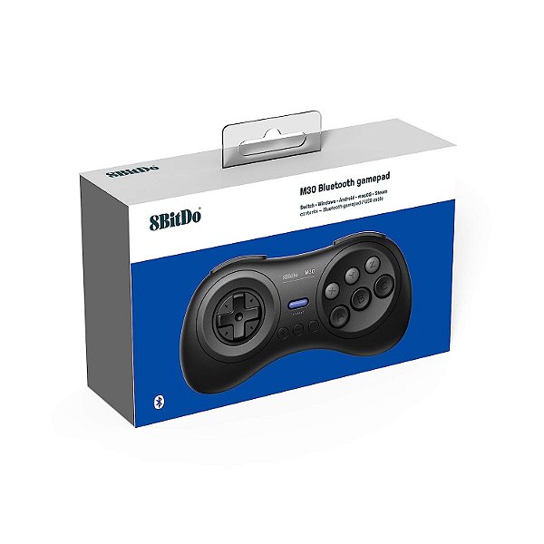 CONTROLE 8BITDO M30 - WIRELLES PARA MEGA DRIVE E SEGA GENESIS
