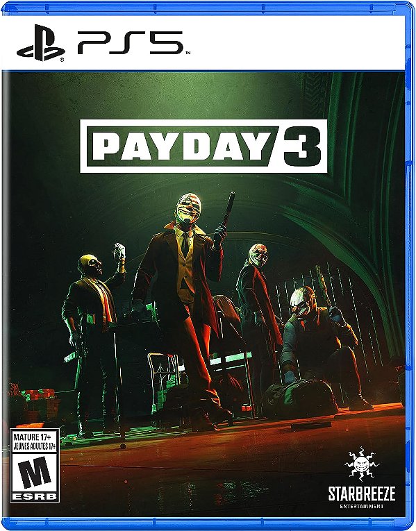 PAYDAY 3 - PLAYSTATION 5 - MIDIA FÍSICA - DS Games Atibaia