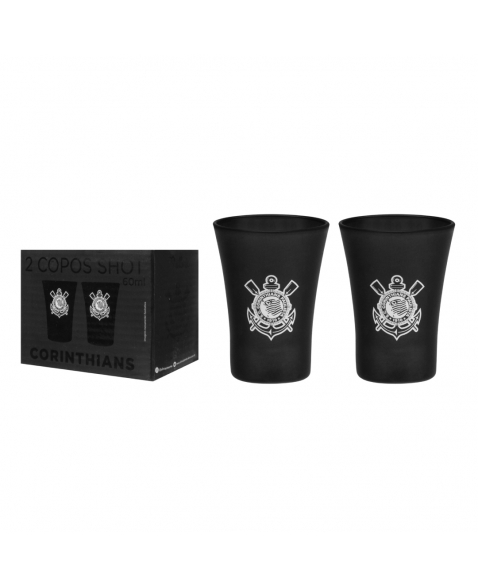COPO SHOT PRIME CORINTHIANS  - 2 UNID 60 ML