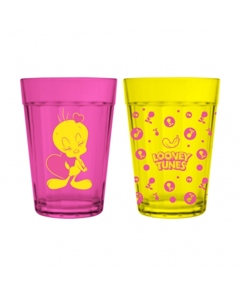 COPO AMERICANO PRIME PIU PIU LOONEY TUNES - 2 UNID 190 ML