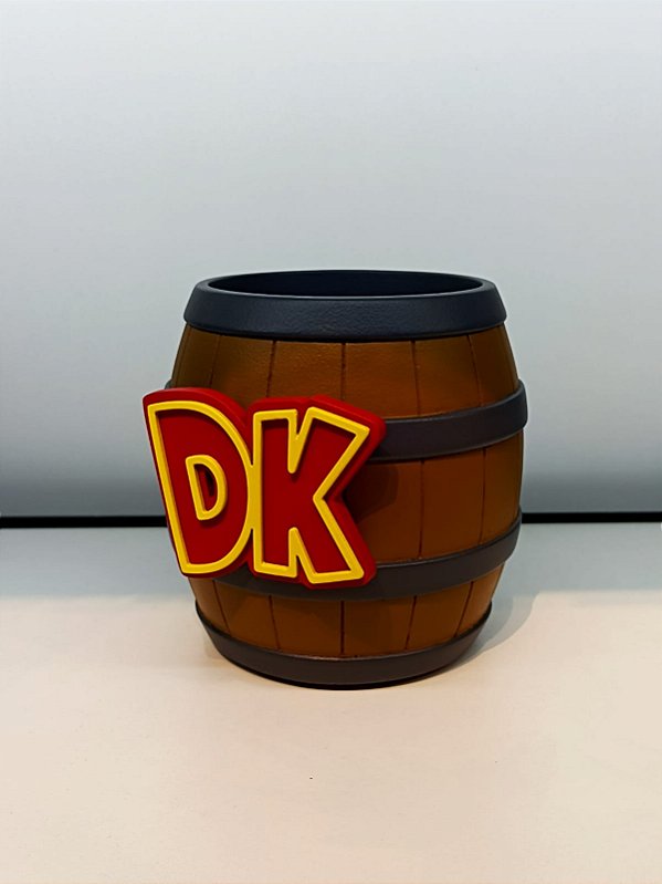 BARRIL DO DONKEY KONG EM RESINA