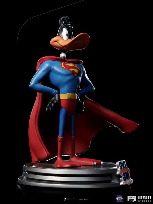 ESTÁTUA DAFFY DUCK SUPERMAN ART SCALE - ESCALA 1/10 - IRON STUDIOS