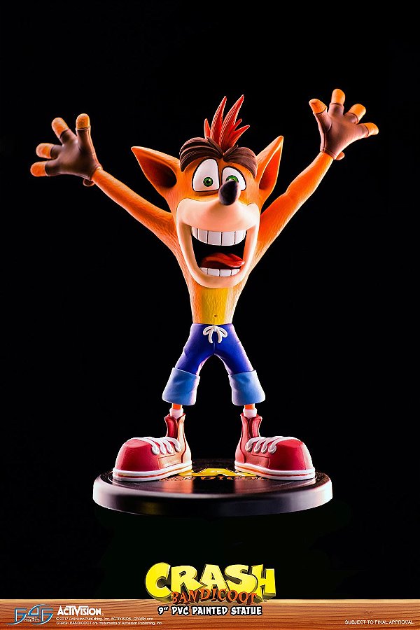ESTÁTUA CRASH BANDICOOT - FIRST 4 FIGURES