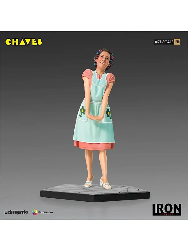 ESTÁTUA DONA FLORINDA - CHAVES - IRON STUDIOS