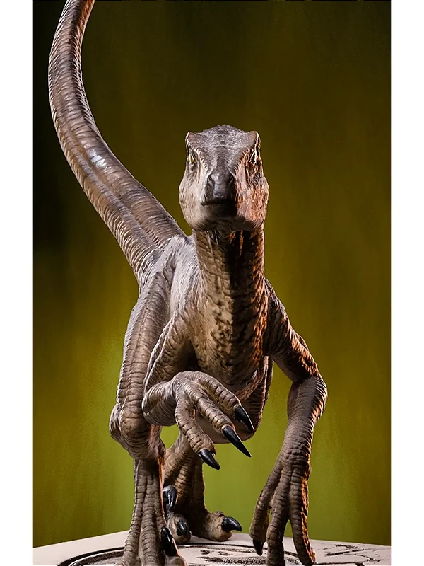 ESTÁTUA VELOCIRAPTOR (B) - JURASSIC PARK - ICONS -IRON STUDIOS
