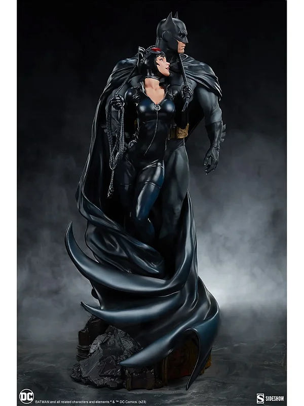 ESTÁTUA BATMAN AND CATWOMAN - DIORAMA - SIDESHOW